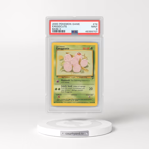 2000 Base Set 2 #74 Exeggcute (PSA 9 MINT)