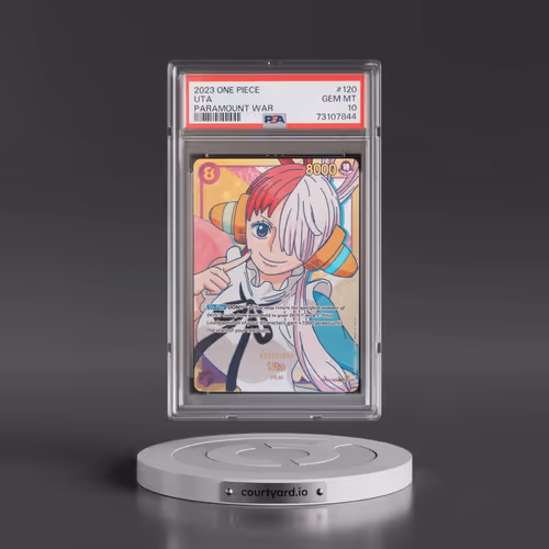 2023 One Piece OP02-Paramount War #120 Uta (PSA 10 GEM MINT)