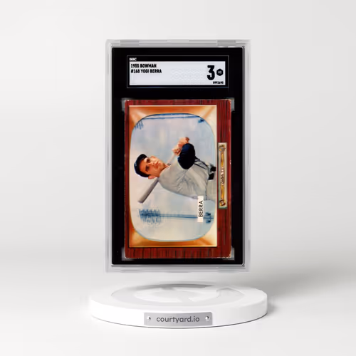 1955 Bowman #168 Yogi Berra (SGC 3 VG)