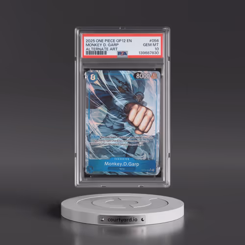 2025 One Piece OP12-Legacy of the Master #056 Monkey D. Garp - Alternate Art (PSA 10 GEM MINT)