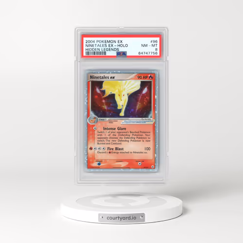 2004 Pokémon EX Hidden Legends #96 Ninetales EX - Holo Holo (PSA 8 NM-MT)