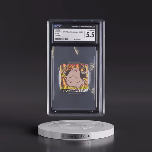 2002 Pokémon STAKS Johto League (Panini 2002) - English #173 Cleffa - Series 1 (CGC 5.5 EX+)