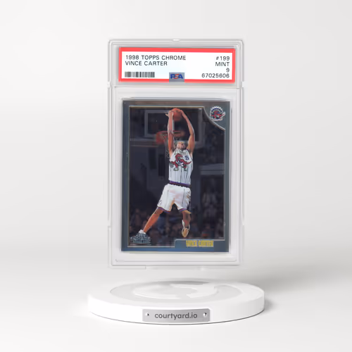1998 Topps Chrome #199 Vince Carter (PSA 9 MINT)