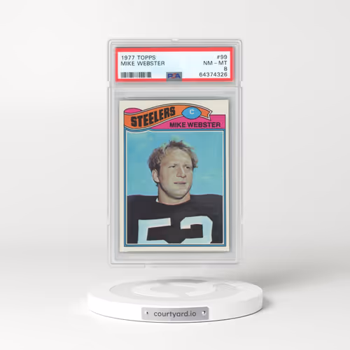 1977 Topps #99 Mike Webster (PSA 8 NM-MT)