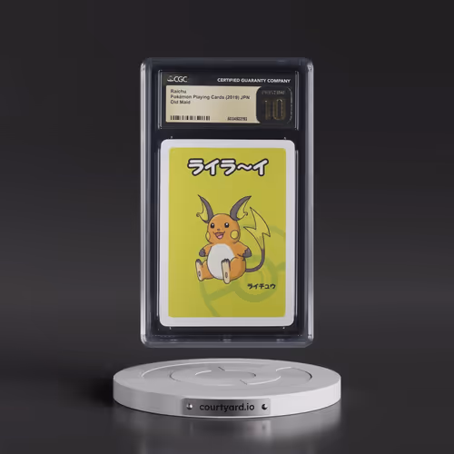 2019 Pokémon Old Maid Raichu (CGC 10 PRISTINE)