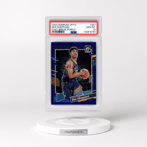 2023 Panini Donruss Optic #221 Ben Sheppard - Fast Break Purple (PSA 10 GEM MINT)
