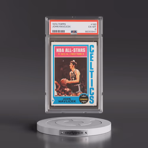 1974 Topps #100 John Havlicek (PSA 6 EX-MT)