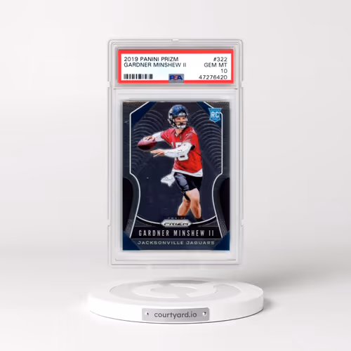 2019 Panini Prizm #322 Gardner Minshew II (PSA 10 GEM MINT)