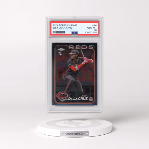 2024 Topps Chrome #44 Elly de La Cruz (PSA 10 GEM MINT)