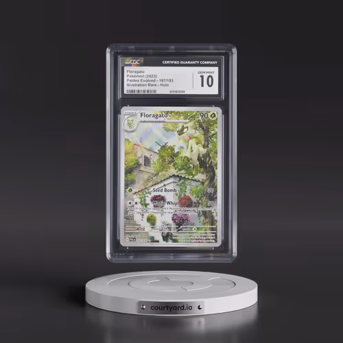 2023 Paldea Evolved - PAL EN #197/193 Floragato - Illustration Rare Holo (CGC 10 GEM MINT)