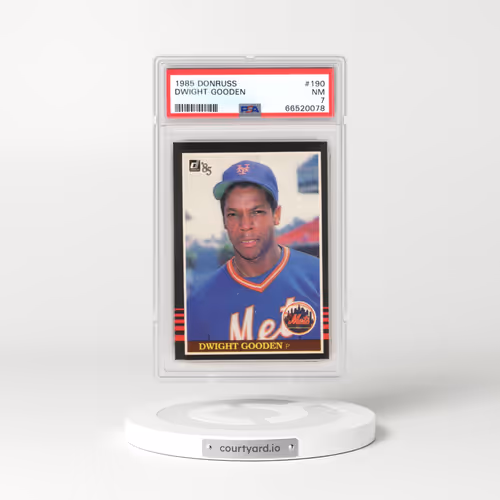 1985 Donruss #190 Dwight Gooden (PSA 7 NM)