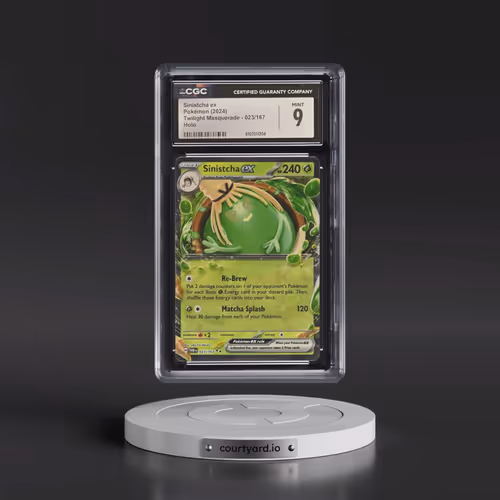 2024 Pokémon Twm EN-Twilight Masquerade #023 Sinistcha EX - Holo (CGC 9 MINT)
