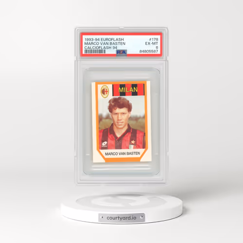 1993-94 Euroflash Calcioflash 94 #178 Marco Van Basten (PSA 6 EX-MT)