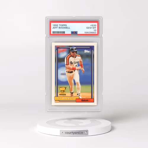 1992 Topps #520 Jeff Bagwell (PSA 10 GEM MINT)