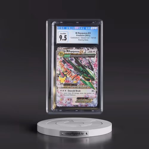 2021 Celebrations - Classic Collection #76/108 M Rayquaza EX - Roaring Skies Holo (CGC 10 GEM MINT)