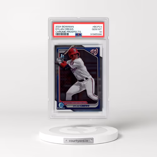 2024 Bowman Chrome Prospects #BCP23 Dylan Crews (PSA 10 GEM MINT)