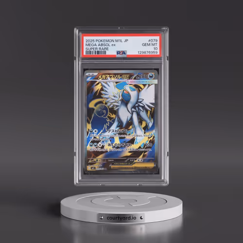 2025 Pokémon M1l-Mega Brave #079 Mega Absol EX - Holo Super Rare (PSA 10 GEM MINT)