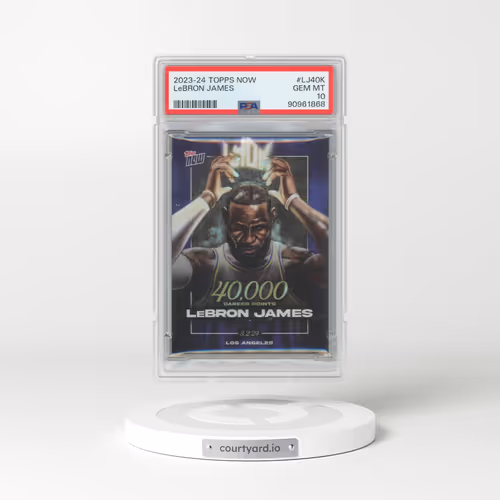 2023 Topps Now #LJ40K LeBron James (PSA 10 GEM MINT)