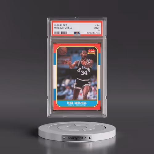 1986 Fleer #74 Mike Mitchell (PSA 9 MINT)