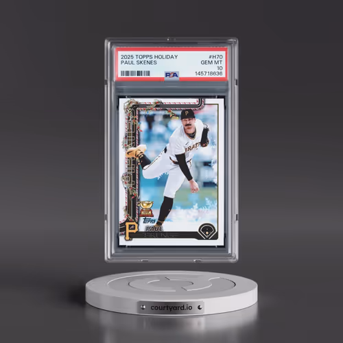 2025 Topps Holiday #H70 Paul Skenes (PSA 10 GEM MINT)