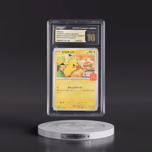 2025 Pokémon M-P Promo #020 Pikachu - McDonald's (CGC 10 PRISTINE)