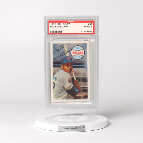 1970 Kellogg's #37 Billy Williams (PSA 9 MINT)