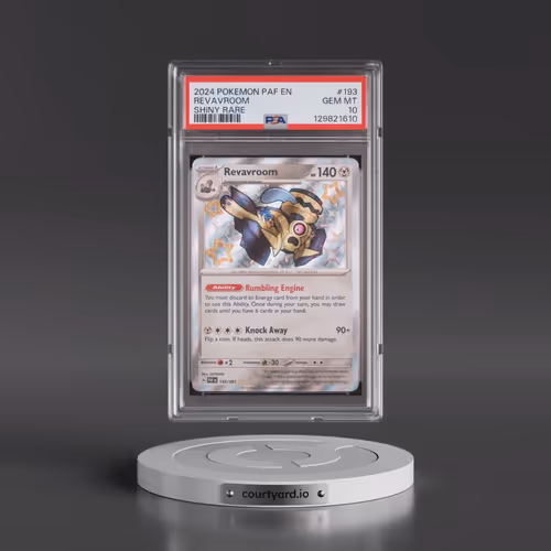 2024 Pokémon Paf EN-Paldean Fates #193 Revavroom - Shiny Rare (PSA 10 GEM MINT)