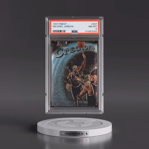 1997 Finest #287 Michael Jordan (PSA 8 NM-MT)