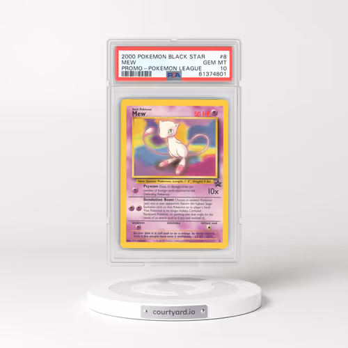 2000 Black Star Promo #8 Mew (PSA 10 GEM MINT)