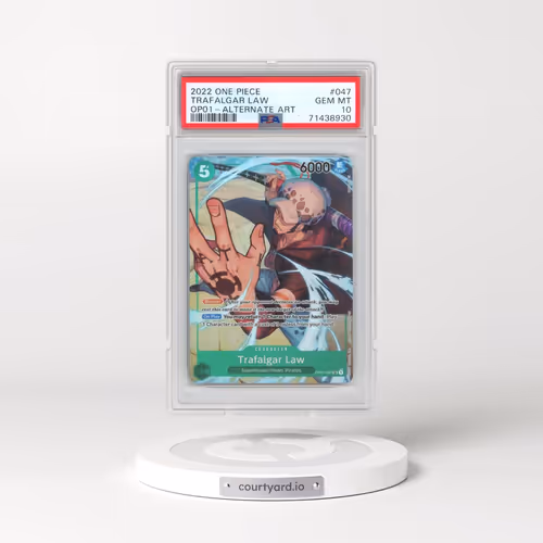 2022 One Piece OP01-Romance Dawn #047 Trafalgar Law - Alternate Art (PSA 10 GEM MINT)