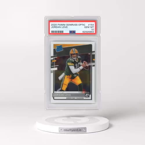 2020 Panini Donruss Optic #154 Jordan Love (PSA 10 GEM MINT)