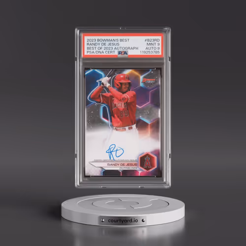 2023 Bowman's Best Best of 2023 Autographs #B23RD Randy de Jesus (PSA 9 MINT)