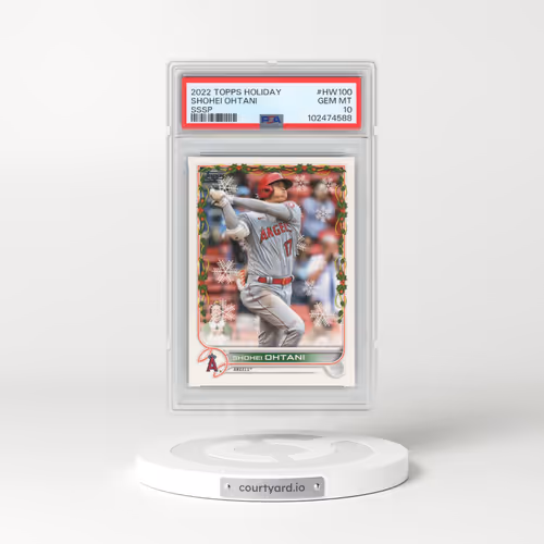 2022 Topps Holiday #HW100 Shohei Ohtani - Sssp (PSA 10 GEM MINT)