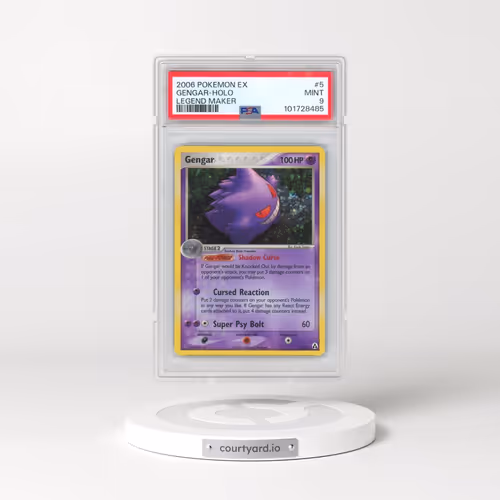 2006 Pokémon EX Legend Maker #5 Gengar - Holo (PSA 9 MINT)