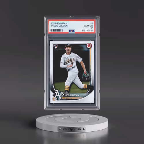 2025 Bowman #9 Jacob Wilson (PSA 10 GEM MINT)