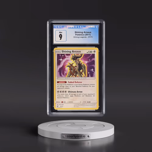 2017 Shining Legends #57/73 Shining Arceus - Holo (CGC 9 MINT)