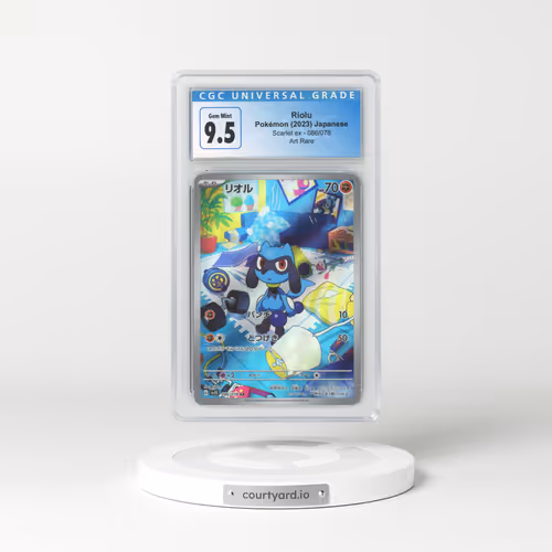 2023 Scarlet ex #086/078 Riolu - Art Rare (CGC 10 GEM MINT)