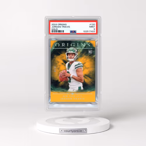2024 Panini Origins #120 Jordan Travis - Gold (PSA 9 MINT)