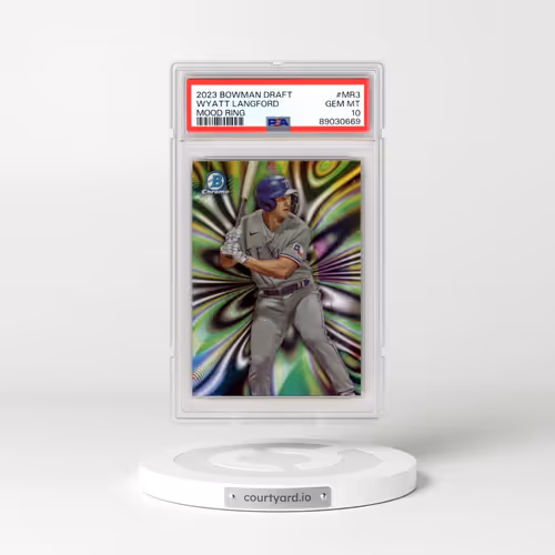 2023 Bowman Draft Mood Ring #MR3 Wyatt Langford (PSA 10 GEM MINT)