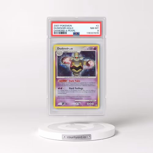 2007 Pokémon Diamond & Pearl #2 Dusknoir - Holo (PSA 8 NM-MT)