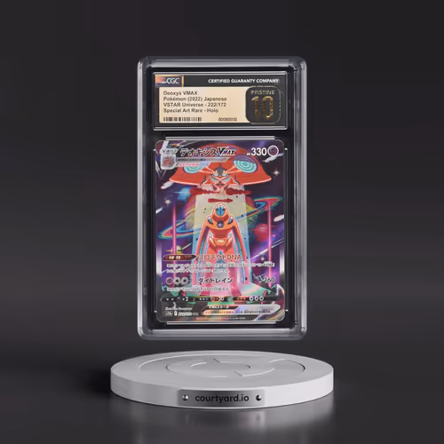2022 VSTAR Universe #222/172 Deoxys VMAX - Special Art Rare Holo (CGC 10 PRISTINE)