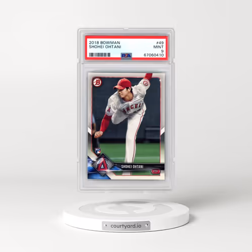 2018 Bowman #49 Shohei Ohtani (PSA 9 MINT)