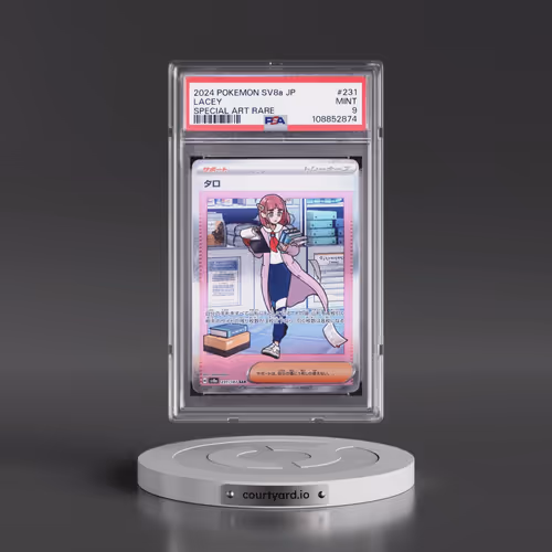 2024 Pokémon Sv8a-Terastal Fest EX #231 Lacey - Special Art Rare (PSA 9 MINT)