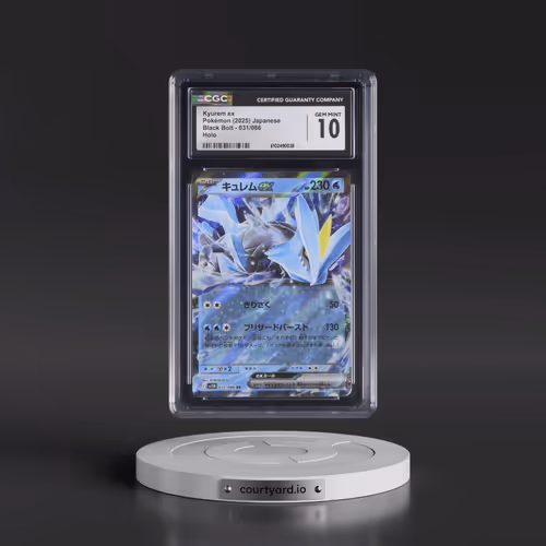 2025 Black Bolt - sv11B #031/086 Kyurem ex - Holo (CGC 10 GEM MINT)