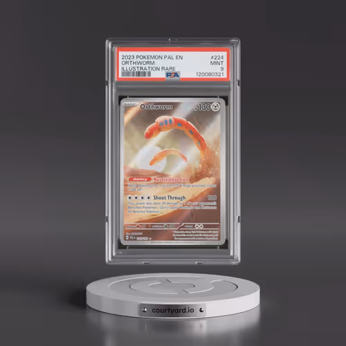 2023 Pokémon Pal EN-Paldea Evolved #224 Orthworm - Illustration Rare (PSA 9 MINT)