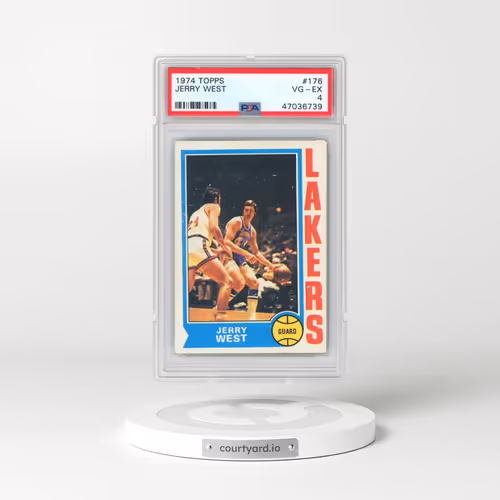 1974 Topps #176 Jerry West (PSA 4 VG-EX)