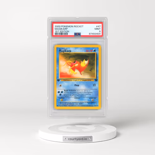 2000 Pokémon Rocket #47 Magikarp - 1st Edition (PSA 9 MINT)