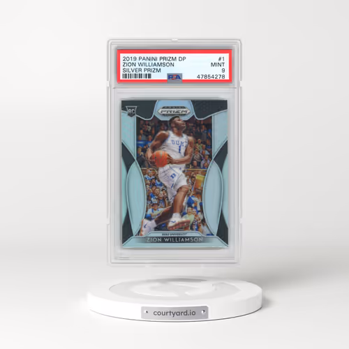 2019 Panini Prizm Draft Picks #1 Zion Williamson - Silver Prizm (PSA 9 MINT)