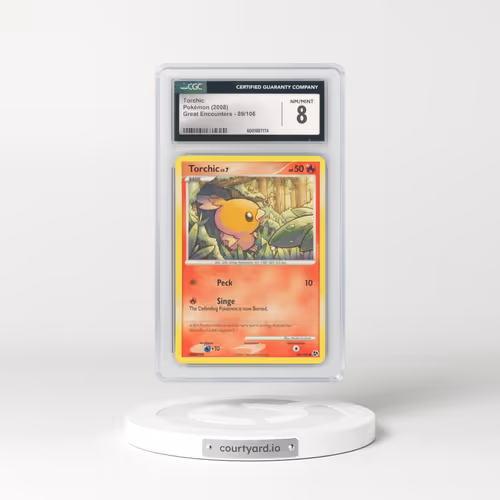 2008 Great Encounters #89/106 Torchic (CGC 8 NM-MT)