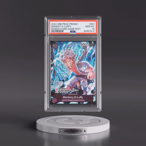 2024 One Piece Promos #041 Monkey D. Luffy - Bandai Card Game Fest (PSA 10 GEM MINT)